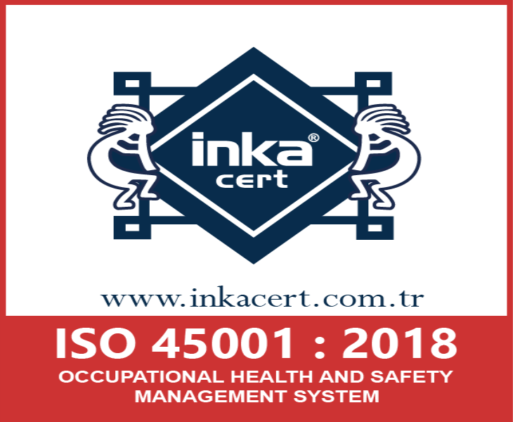 ISO 45001:2018 İŞ SAĞLIĞI VE GÜVENLİĞİ BELGESİ